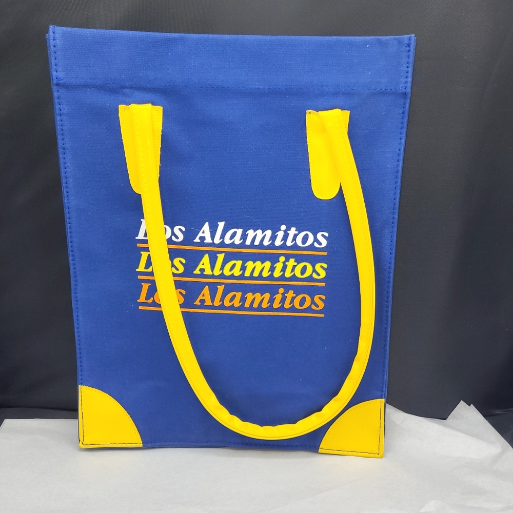 Vintage Los Alamitos Horse Racing cancas handle bag